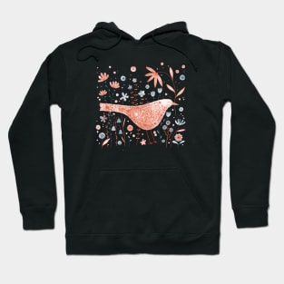 Apricot Bird Hoodie